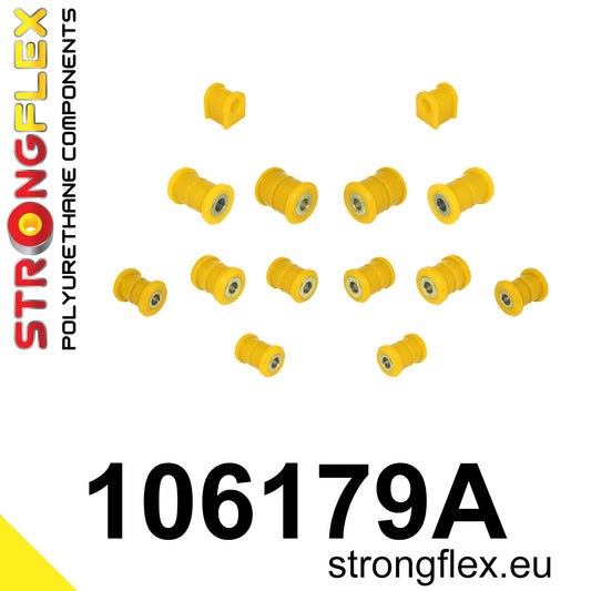 106179A Rear suspension bush kit SPORT Sport (Yellow) Mazda MX-5 / Miata / Roadster III (05-14) NC