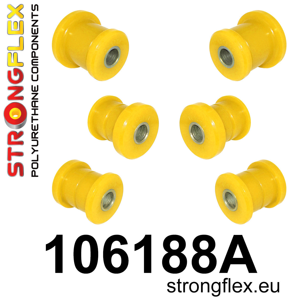 106188A Rear subframe bush kit SPORT Sport (Yellow) Mazda RX-8 (03-12) SE3P