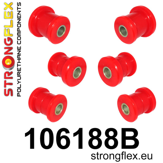 106188B Rear subframe bush kit Standard (Red) Mazda RX-8 (03-12) SE3P