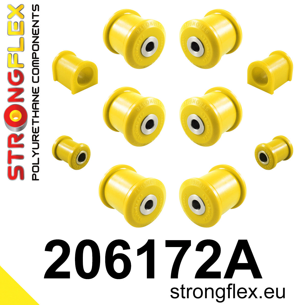 206172A Front suspension bush kit SPORT Sport (Yellow) Suzuki Jimny (98-17)