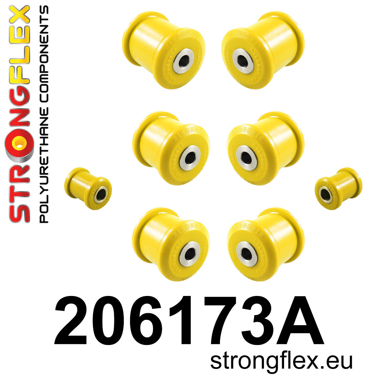 206173A Rear suspension bush kit SPORT Sport (Yellow) Suzuki Jimny (98-17)