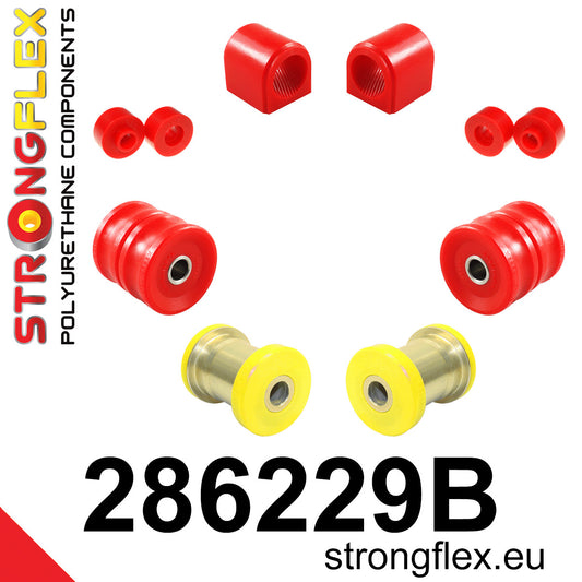 286229B Front suspension bush kit Standard (Red) Nissan 300ZX I (84-90) Z31