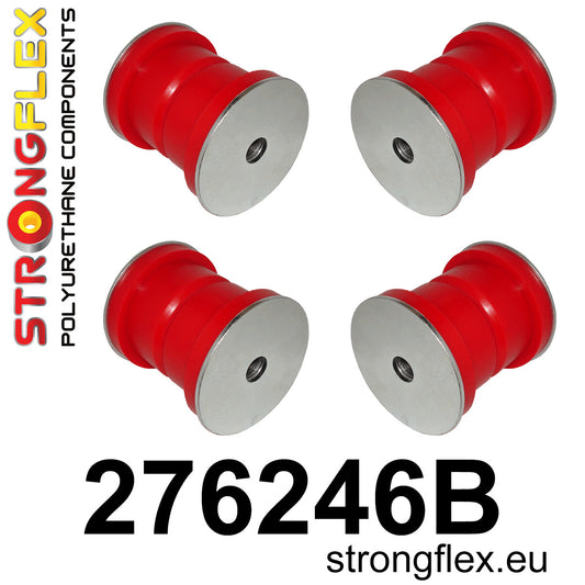 276246B Rear subframe bush kit Standard (Red) Subaru Legacy/Outback Legacy III / Outback II (98-03) BE BH BT