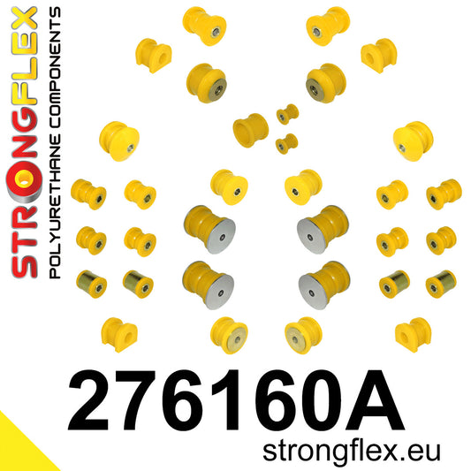 276160A Full suspension bush kit SPORT Sport (Yellow) Subaru Legacy/Outback Legacy IV / Outback III (03-09) BL BP