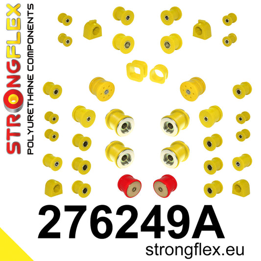 276249A Full suspension polyurethane bush kit SPORT Sport (Yellow) Saab 9-2X (04-06)