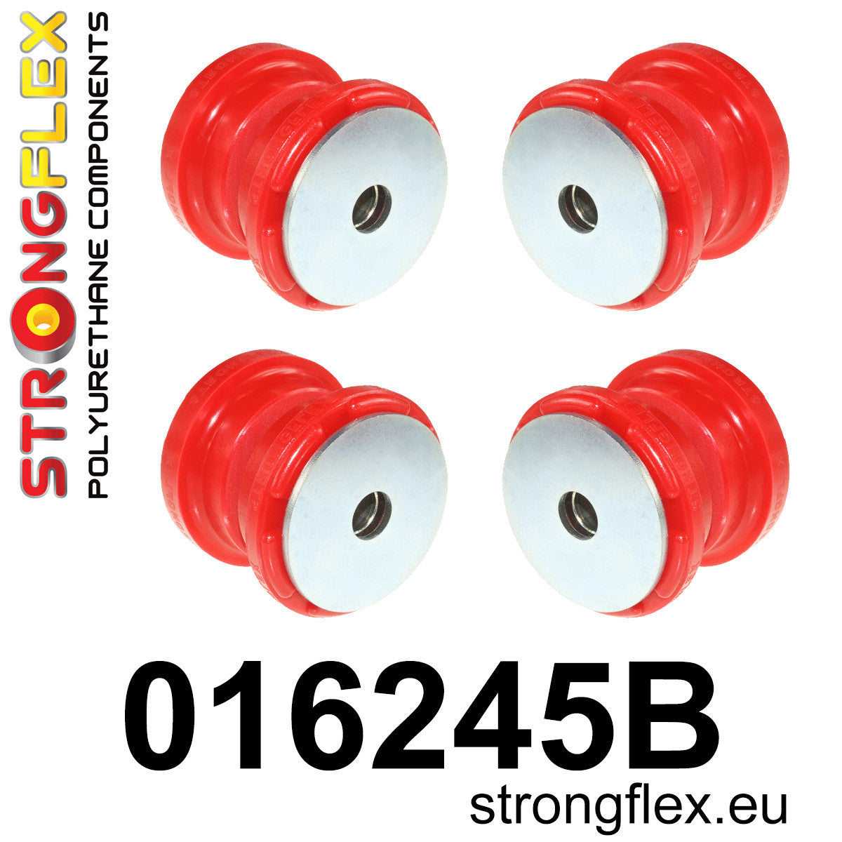 016245B Rear crossmember bush kit Standard (Red) Alfa Romeo 159 (05-11) type 939 FWD
