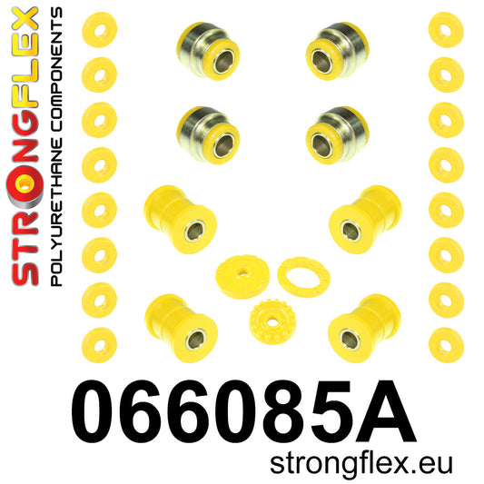 066085A Full suspension bush kit SPORT Sport (Yellow) Fiat 126P (72-00)