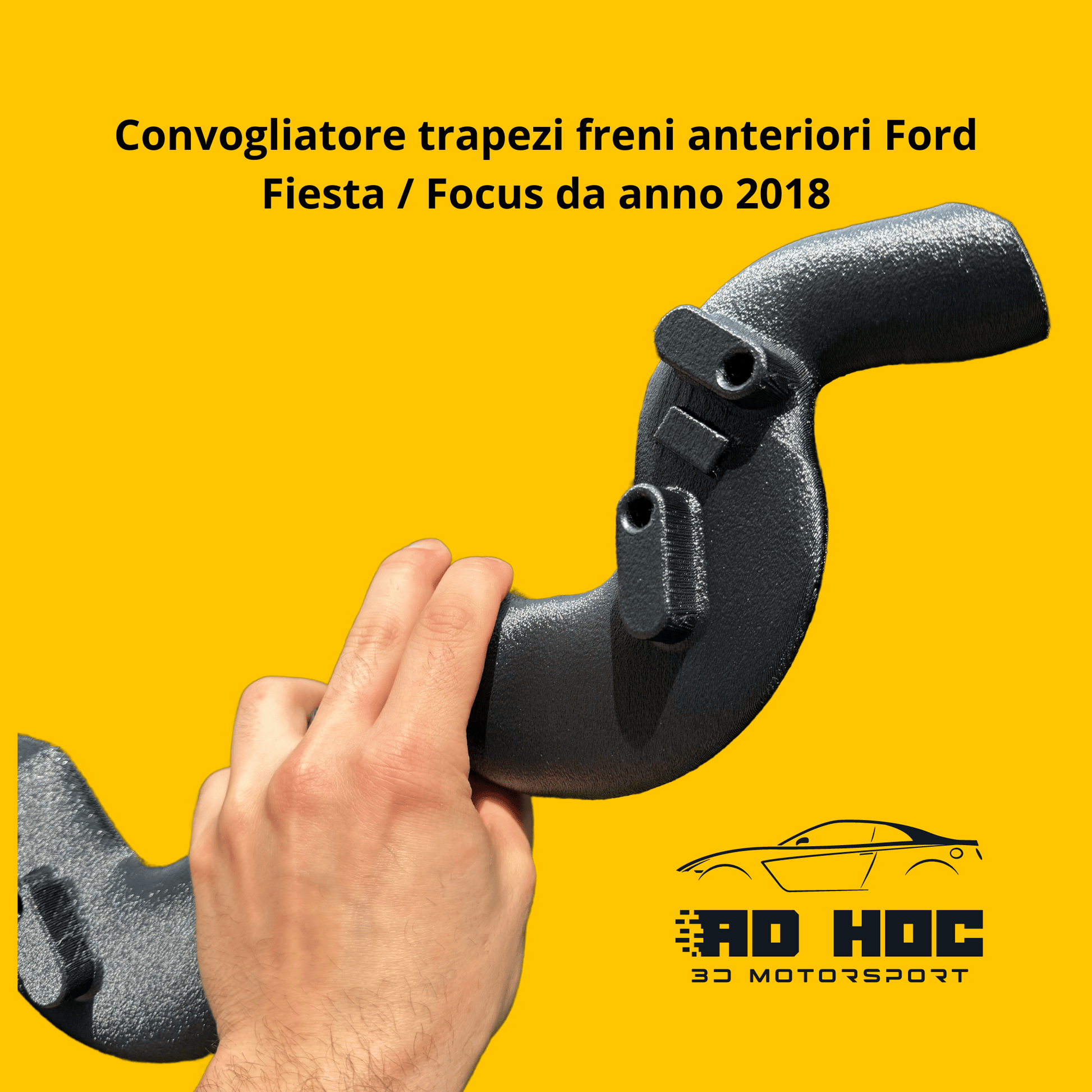 Convogliatore trapezi freni anteriori Ford Fiesta / Focus da anno 2018 ad hoc 3d motorsport
