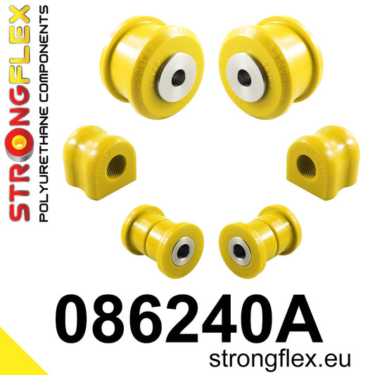 086240A Front suspension bush kit SPORT Sport (Yellow) Honda Civic IX (12-17)