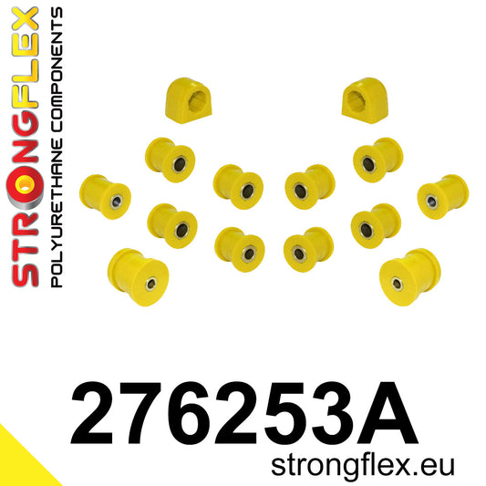 276253A Rear suspension bush kit SPORT Sport (Yellow) Subaru Forester II (02-08) SG