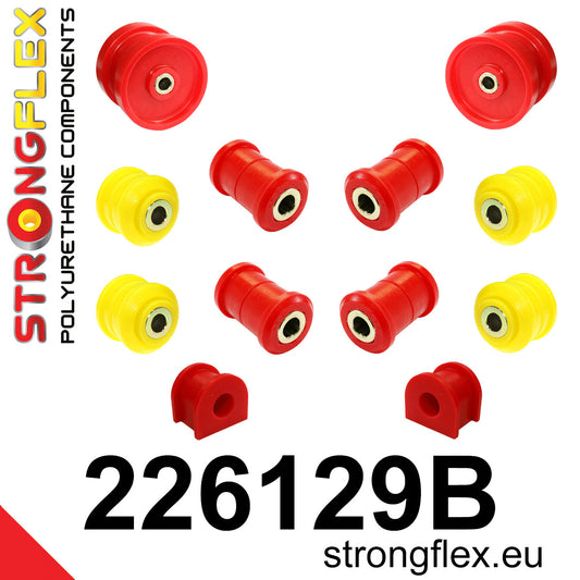 226129B Rear suspension bush kit Standard (Red) Audi A3 / S3 / RS3 I (96-03) 8L