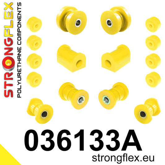 036133A Front suspension bush kit SPORT Sport (Yellow) BMW Seria 6 I (76-89) E24