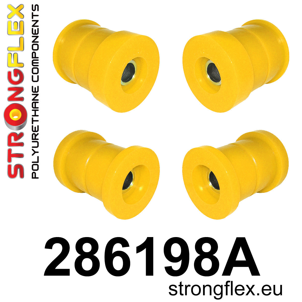 286198A Rear beam bush kit SPORT Sport (Yellow) Nissan 350Z (02-08) Z33