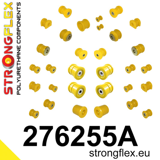 276255A Full suspension polyurethane bush kit SPORT Sport (Yellow) Subaru Forester III (09-13) SH