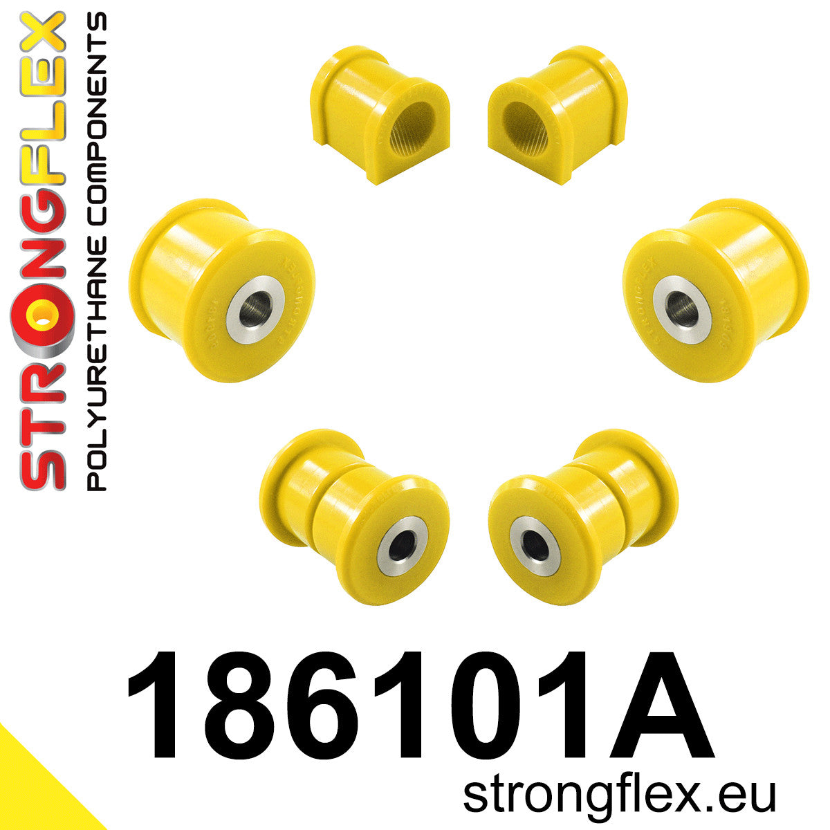 186101A Front suspension bush kit SPORT Sport (Yellow) Porsche 911 911 996 (97-04)