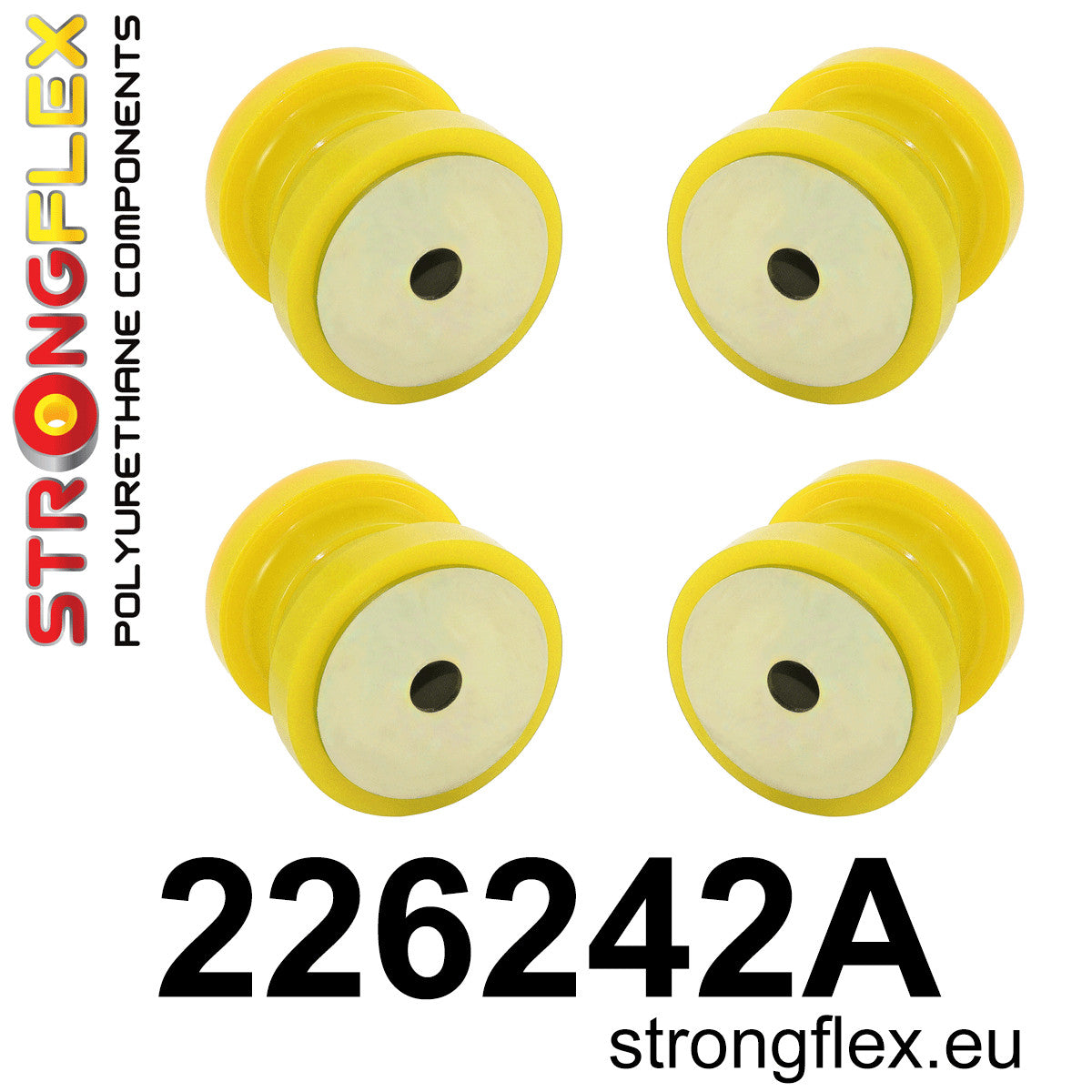 226242A Rear subframe bush kit SPORT Sport (Yellow) Audi A3 / S3 / RS3 I (96-03) 8L