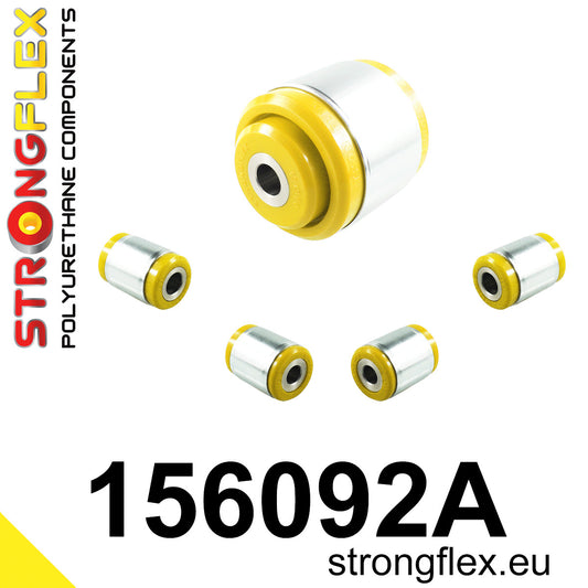 156092A Rear beam bushing kit SPORT Sport (Yellow) Renault Twingo III (14-18)