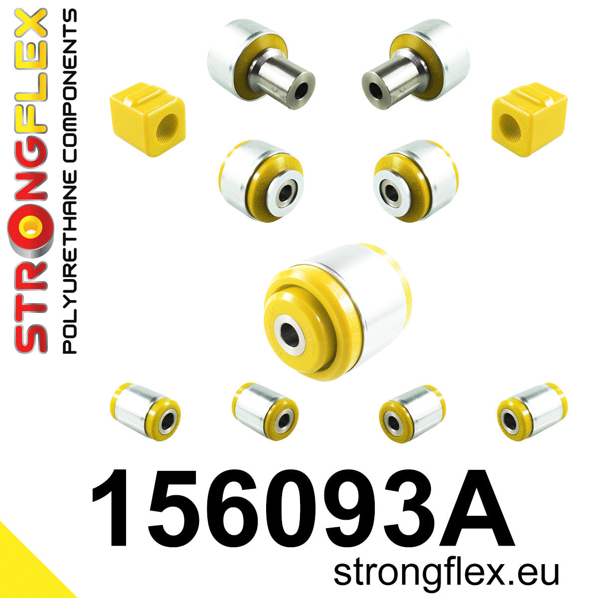 156093A Front suspension and rear beam kit SPORT Sport (Yellow) Renault Twingo III (14-18)