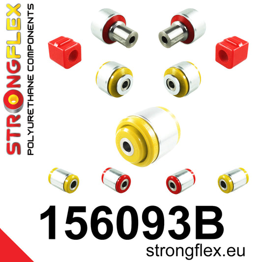 156093B Front suspension and rear beam kit Standard (Red) Renault Twingo III (14-18)