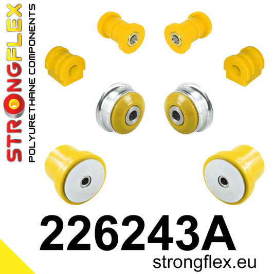 226243A Front suspension and ream beam bush kit SPORT Sport (Yellow) Seat Mii (11-21)
