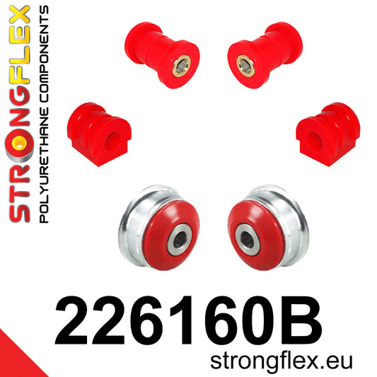 226160B Front suspension bush kit Standard (Red) Audi A1 / S1 I (10-18) 8X