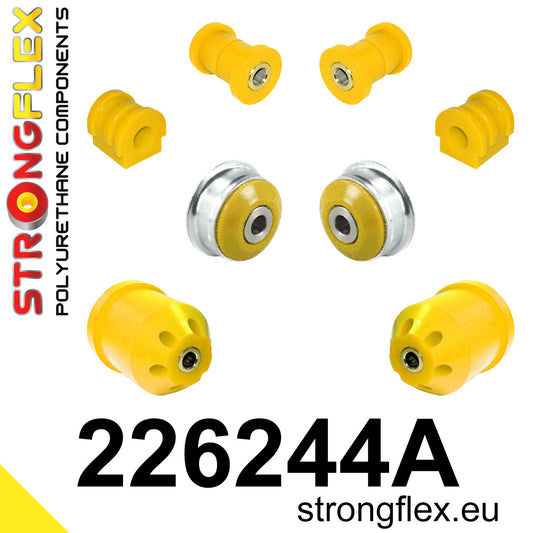 226244A Front suspension and ream beam bush kit SPORT Sport (Yellow) Audi A1 / S1 I (10-18) 8X