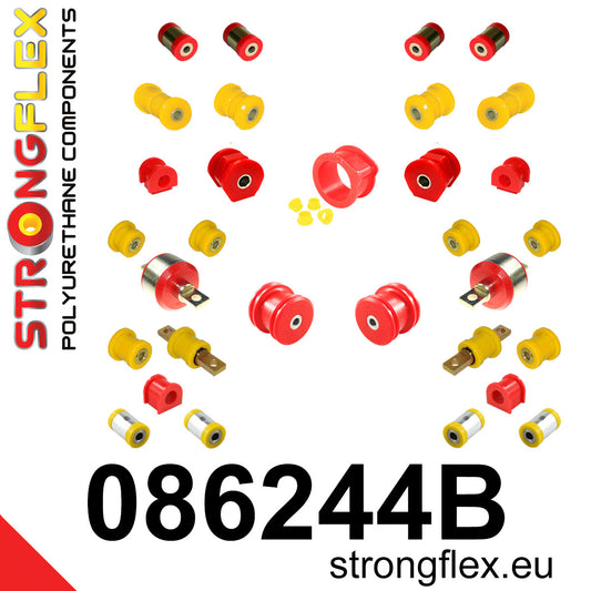 086244B Full suspension bush kit Standard (Red) Honda CR-V I (95-02) RD1 / RD2 / RD3