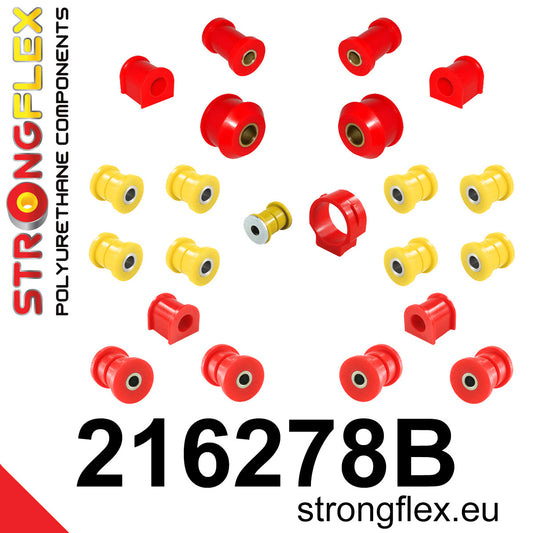 216278B Full suspension bush kit Standard (Red) Toyota Celica VI (93-99) T200