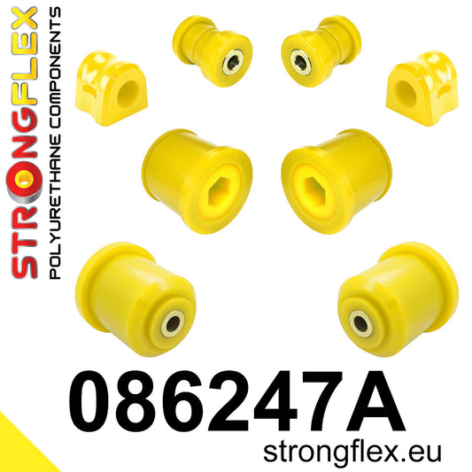 086247A Front suspension and ream beam bush kit SPORT Sport (Yellow) Honda Civic VIII (06-12)