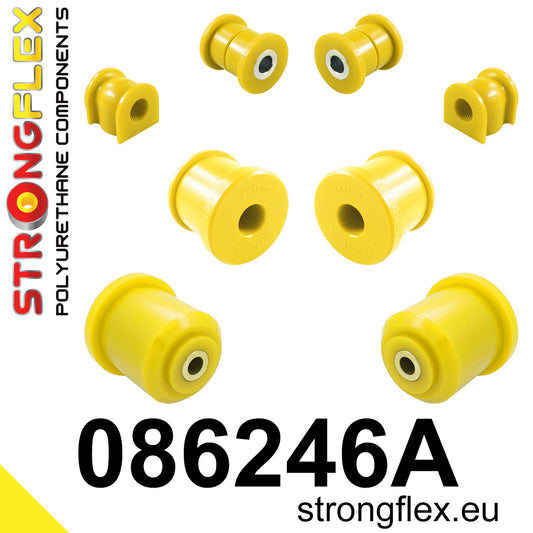 086246A Front suspension and ream beam bush kit SPORT Sport (Yellow) Honda Jazz III (08-15)