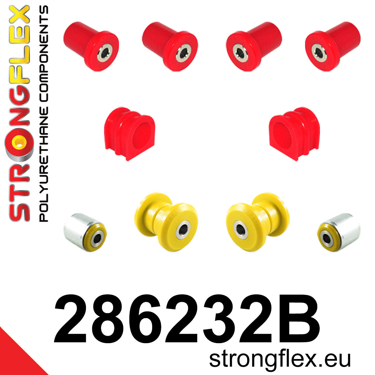 286232B Front suspension bush kit Standard (Red) Infiniti Q50 (13-20) V37