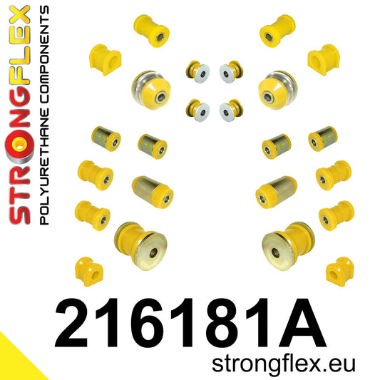 216181A Full suspension bush kit SPORT Sport (Yellow) Toyota Celica VII (99-06) T230