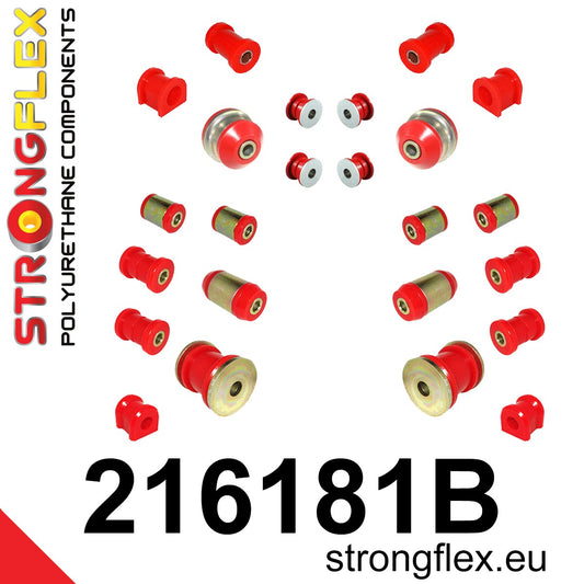 216181B Full suspension bush kit Standard (Red) Toyota Celica VII (99-06) T230