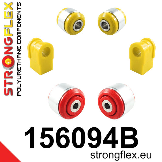 156094B Front suspension bush kit Standard (Red) Renault Laguna III (07-15)