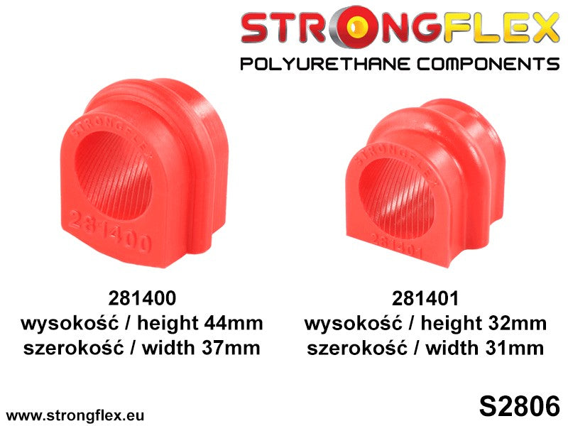 281400A Front anti roll bar bush SPORT Sport (Yellow) Nissan Skyline VIII (89-94) R32