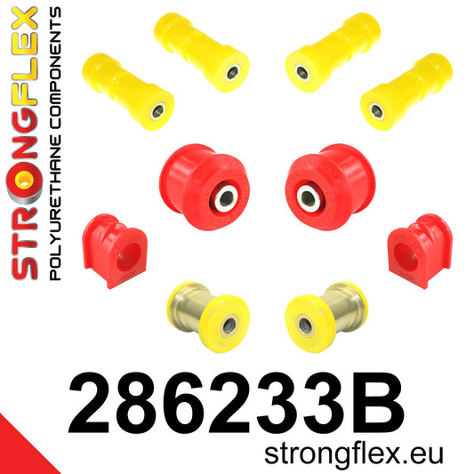 286233B Front suspension bush kit Standard (Red) Nissan 300ZX II (90-96) Z32
