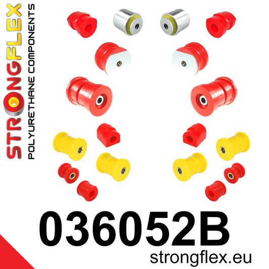 036052B Full suspension polyurethane bush kit Standard (Red) BMW Seria 5 II (81-88) E28