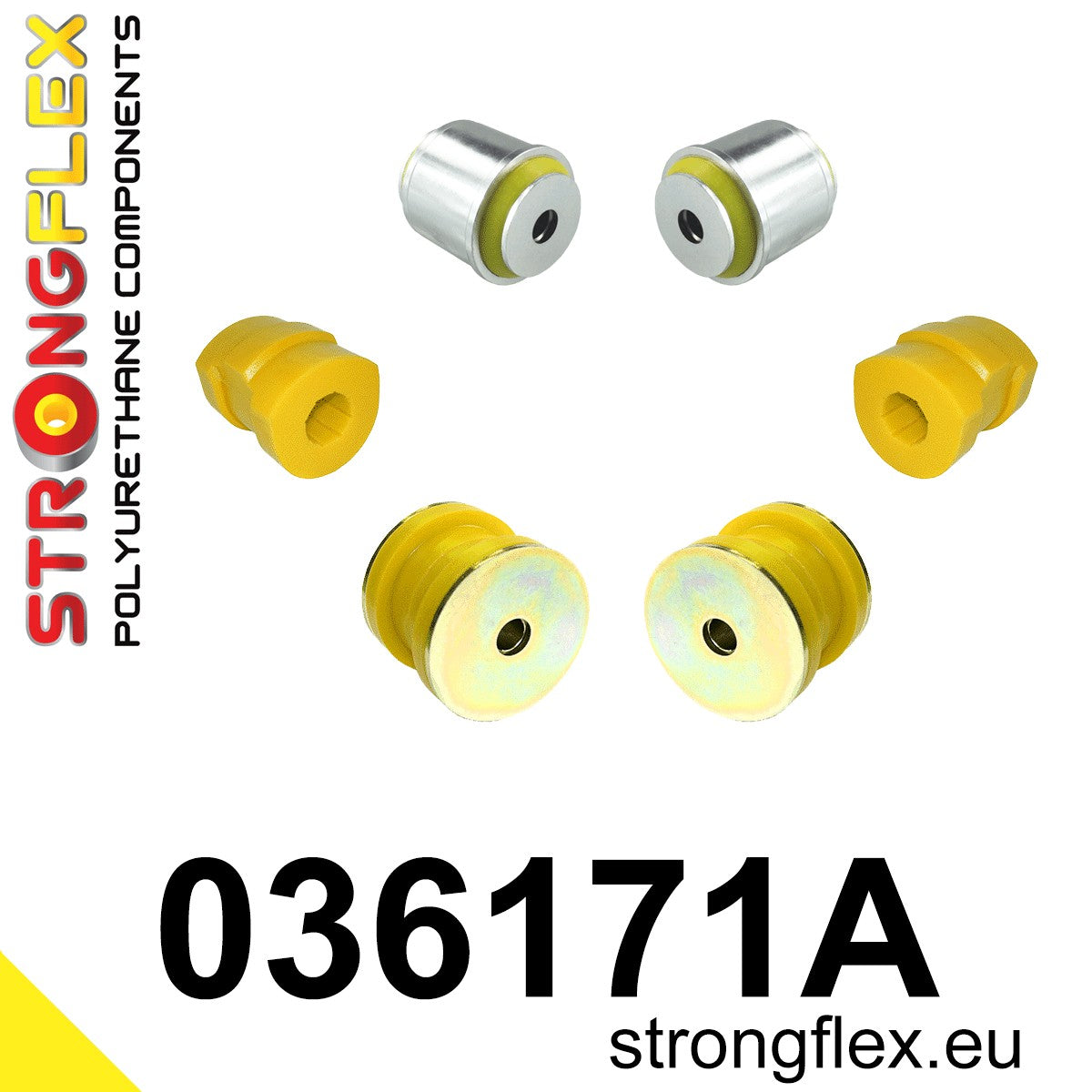 036171A Front suspension bush kit SPORT Sport (Yellow) BMW Seria 5 III (88-96) E34