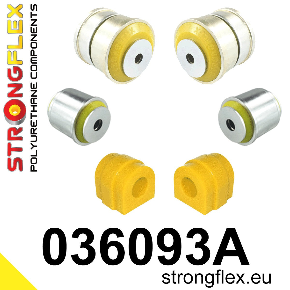 036093A Front suspension bush kit SPORT Sport (Yellow) BMW Seria 5 V (03-10) E60 / E61