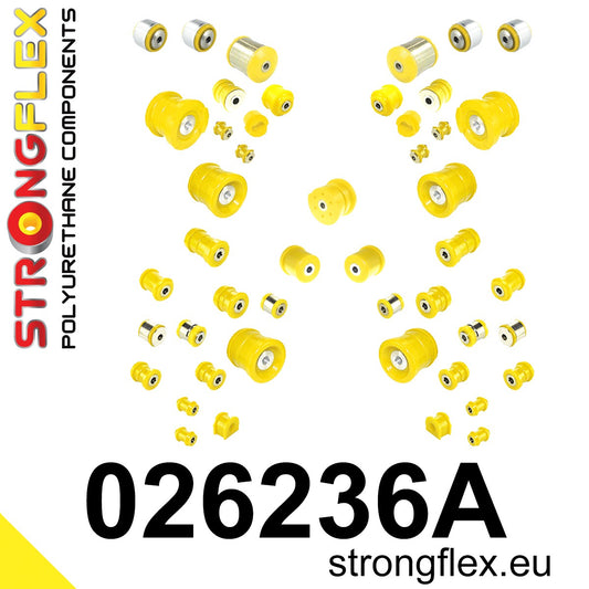 026236A Full suspension bush kit SPORT Sport (Yellow) Audi A6 / S6 / RS6 C6 (04-11)