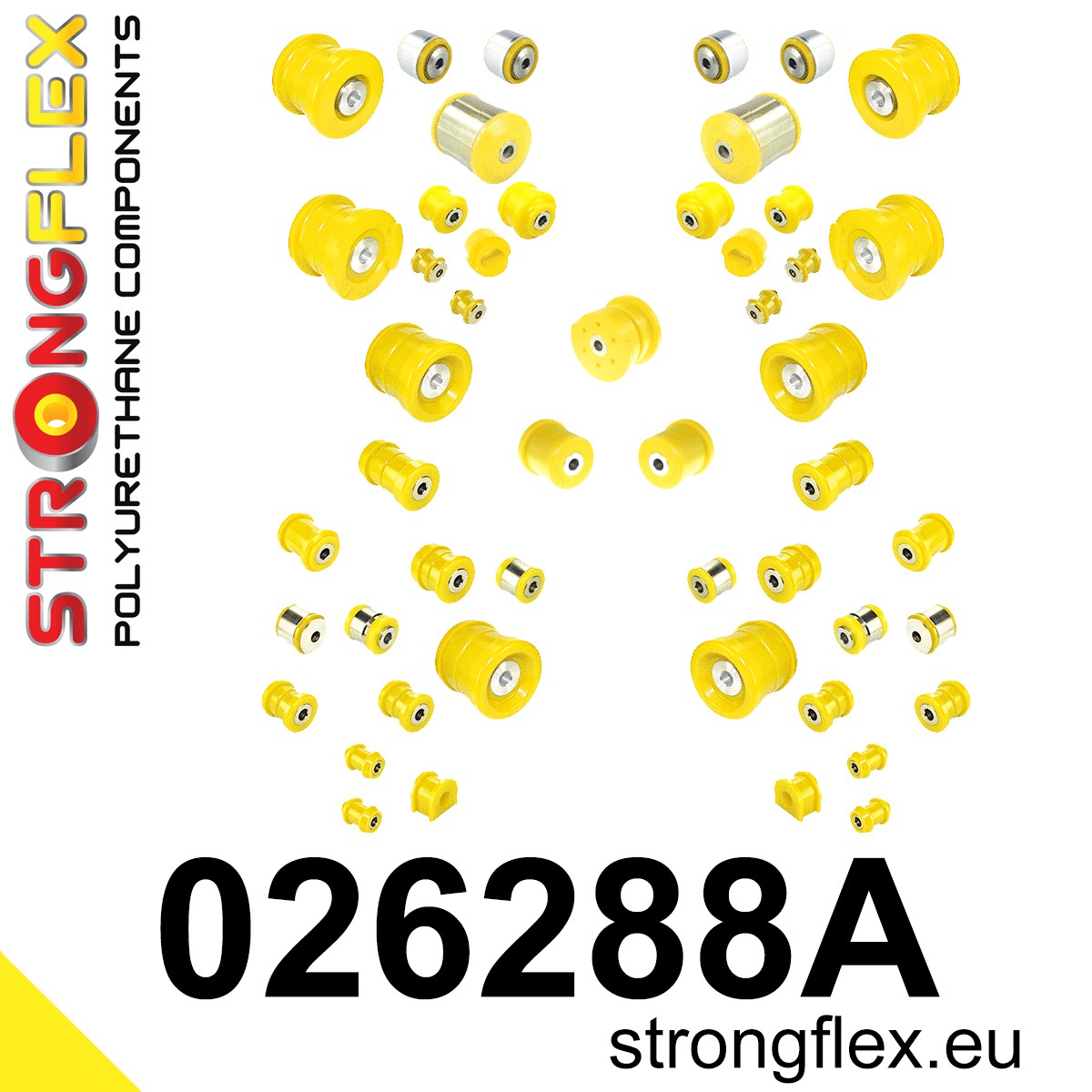 026288A Full suspension bush kit SPORT Sport (Yellow) Audi A6 / S6 / RS6 C6 (04-11)