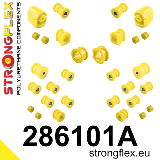 286101A Full suspension bush kit SPORT Sport (Yellow) Nissan 100NX (90-96) B13