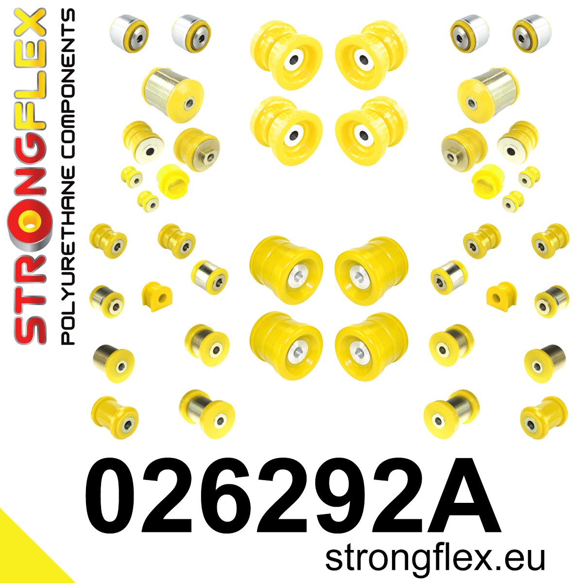 026292A Full suspension polyurethane bush kit SPORT Sport (Yellow) Audi A4 / S4 / RS4 II (01-05) B6