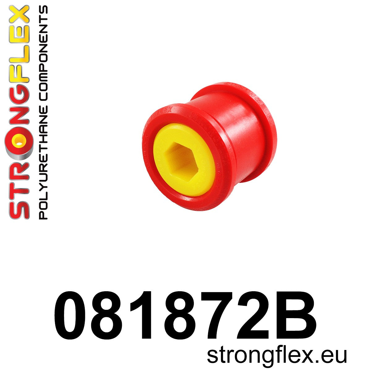 081872B Front wishbone – rear bush Standard (Red) Honda CR-Z (10-16)