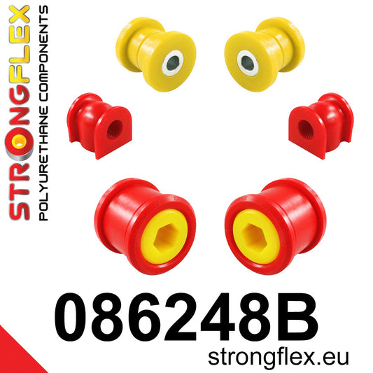 086248B Front suspension bush kit Standard (Red) Honda CR-Z (10-16)
