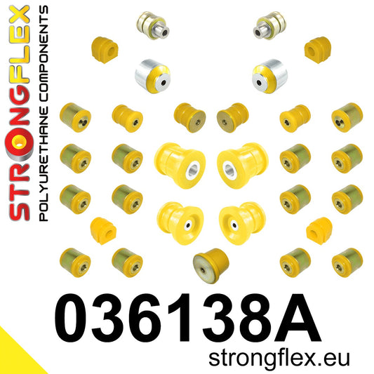 036138A Full suspension polyurethane bush kit SPORT Sport (Yellow) BMW X1 I (09-15) E84