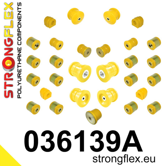 036139A Full suspension polyurethane bush kit SPORT Sport (Yellow) BMW X1 I (09-15) E84