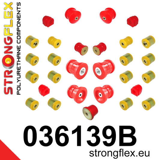 036139B Full suspension polyurethane bush kit Standard (Red) BMW X1 I (09-15) E84