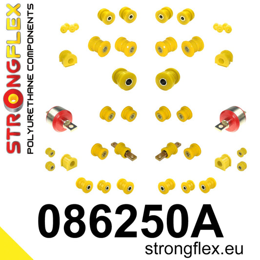 086250A Full suspension bush kit SPORT Sport (Yellow) Honda Civic VI (95-00)