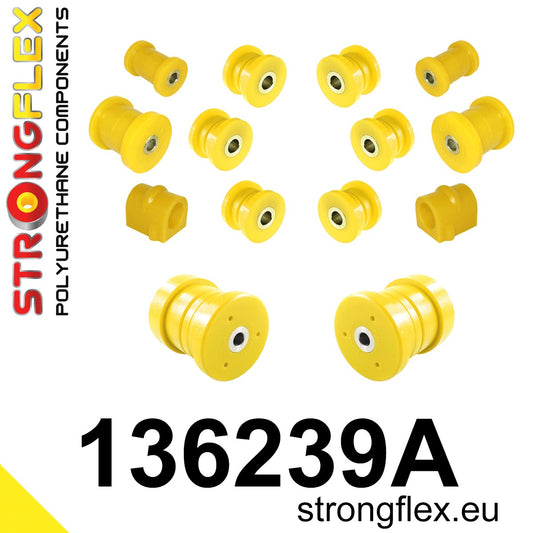 136239A Full suspension polyurethane bush kit SPORT Sport (Yellow) Opel / Vauxhall Astra H (04-10)